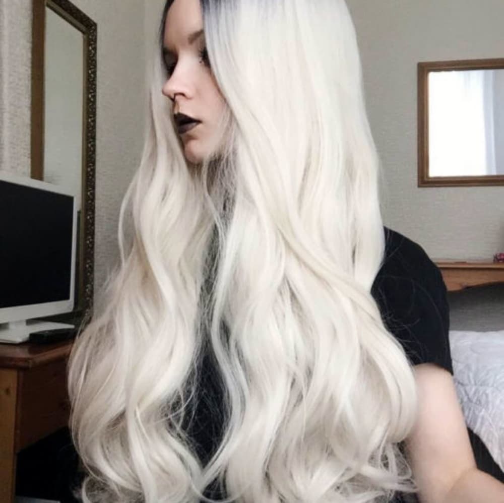 Ombre Blonde Lace Front Wig - Thumbnail 3