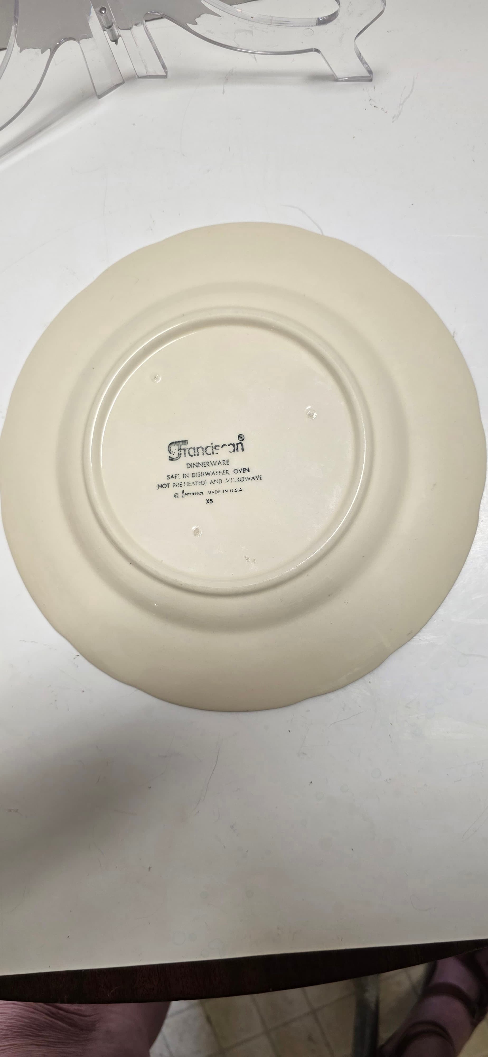 Franciscan Ware Breakfast Plate 9.5" Backstamp: Made in USA 1972-74 - Thumbnail 8