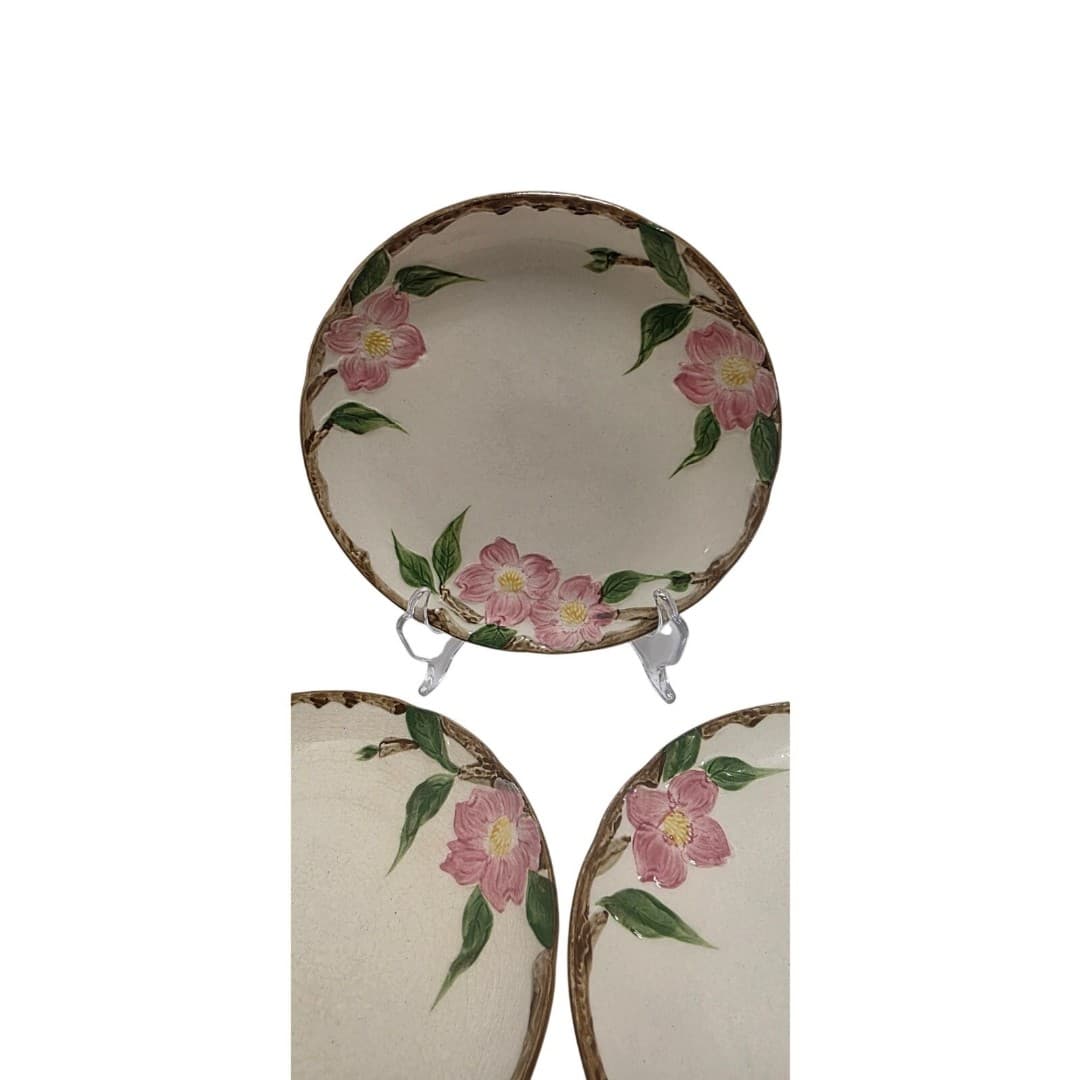 Vintage El Rancho/Hand PaintedWild/Desert Rose Dessert Bowl.