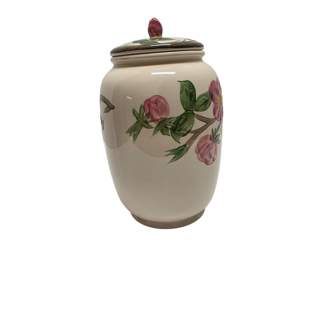Vintage Franciscan Desert Rose Biscuit Barrel - Made in England - Hand Painted - Thumbnail 7
