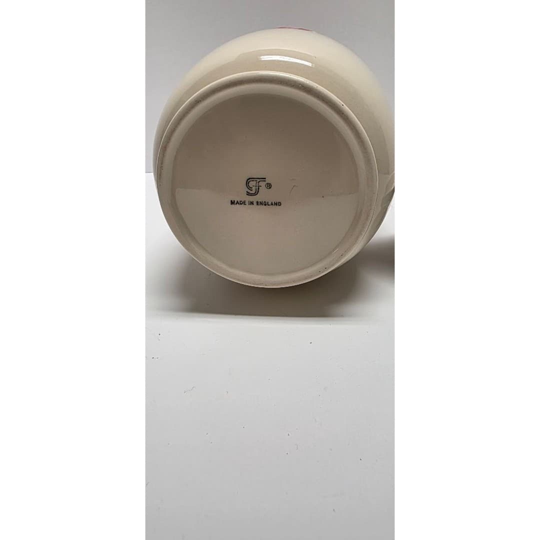 Vintage Franciscan Desert Rose Biscuit Barrel - Made in England - Hand Painted - Thumbnail 6