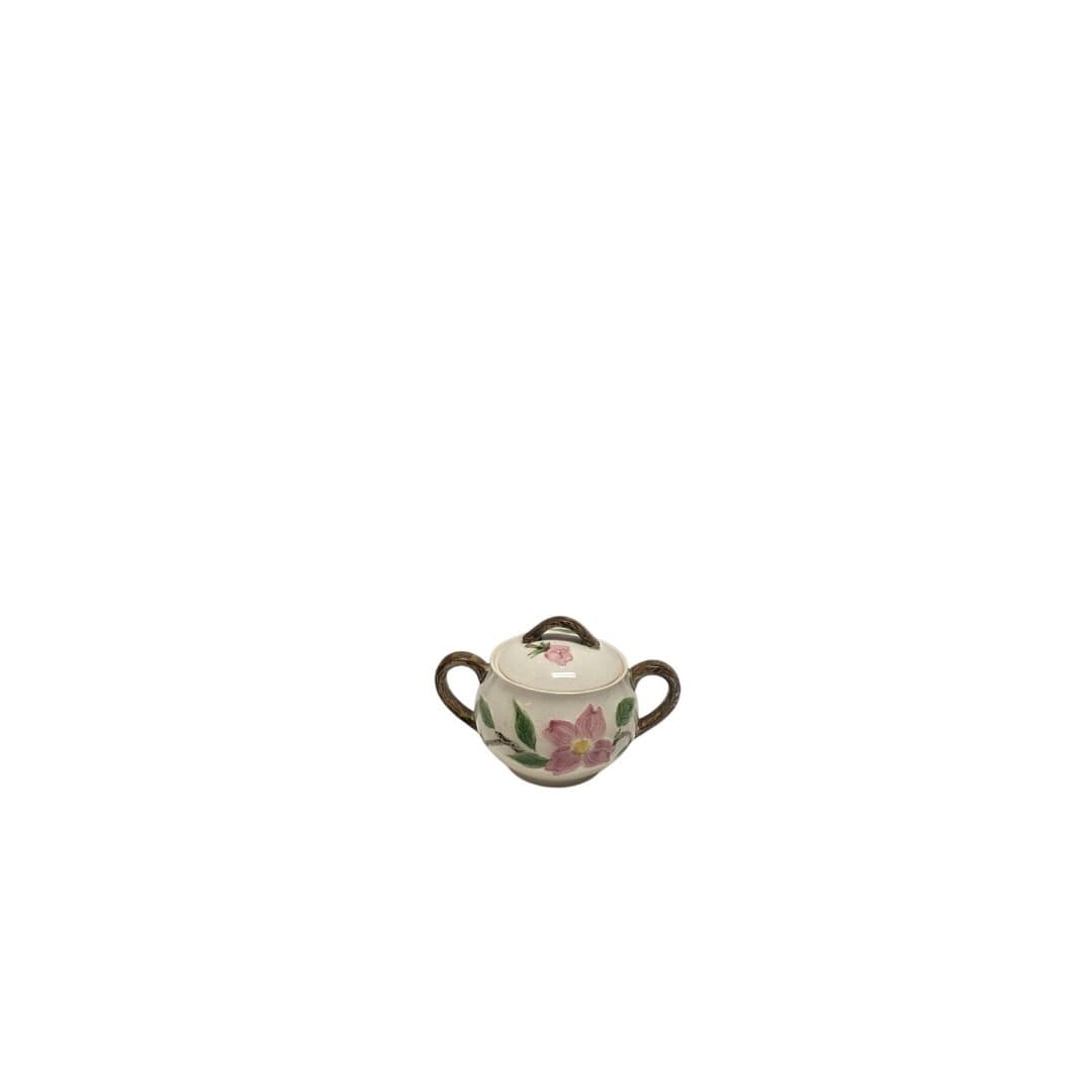 Vintage El Rancho Desert Rose Pre-Franciscan(1930s) Sugar + Creamer /w Lid - Thumbnail 2