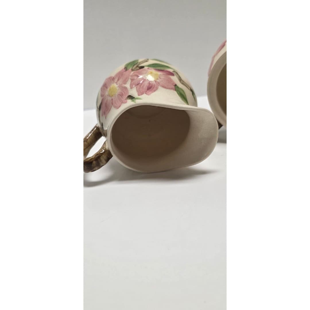 Vintage El Rancho Desert Rose Pre-Franciscan(1930s) Sugar + Creamer /w Lid - Thumbnail 6