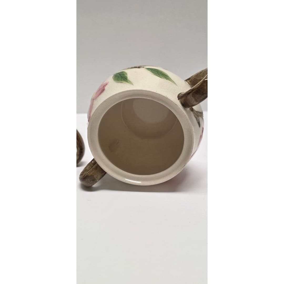 Vintage El Rancho Desert Rose Pre-Franciscan(1930s) Sugar + Creamer /w Lid - Thumbnail 4