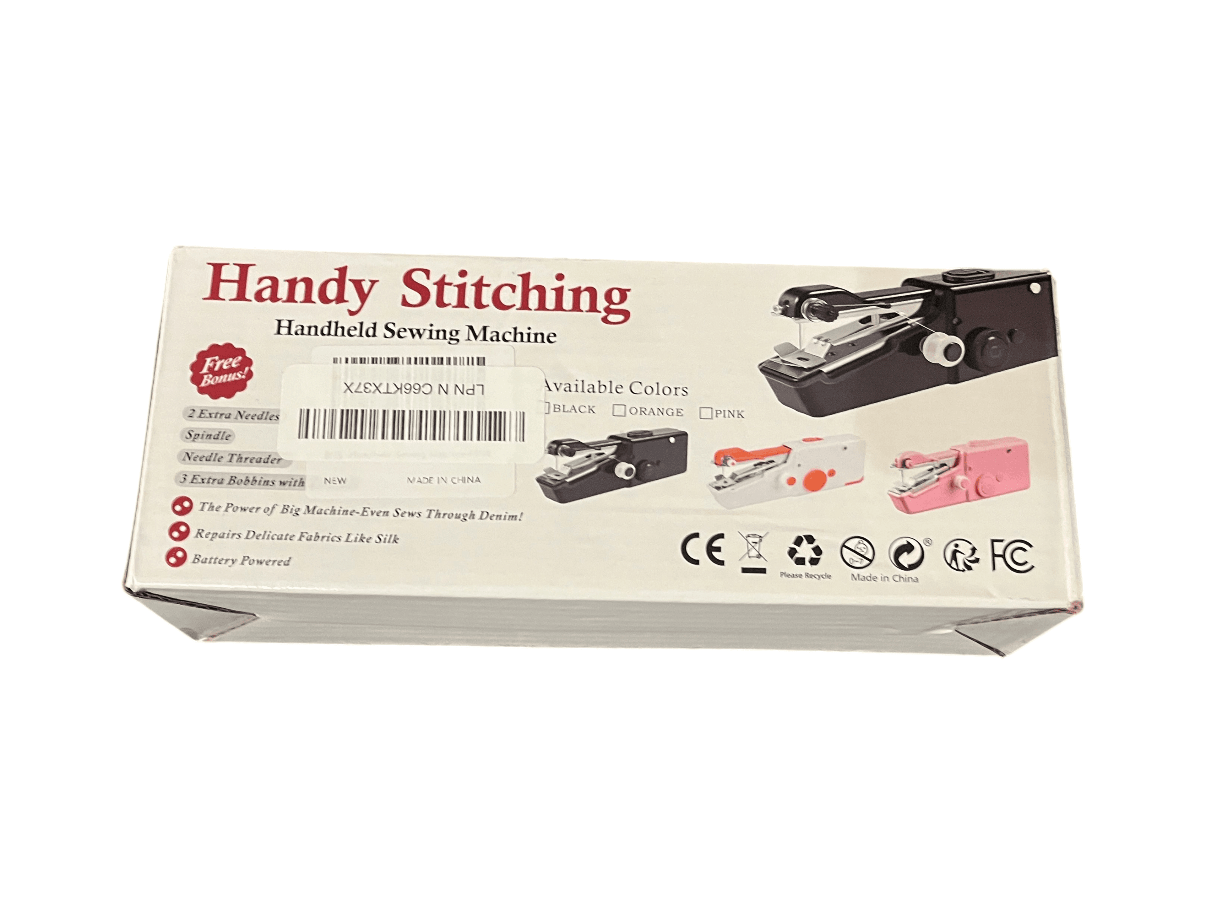 Pink Handy Stitching Handheld Sewing Machine - Thumbnail 6