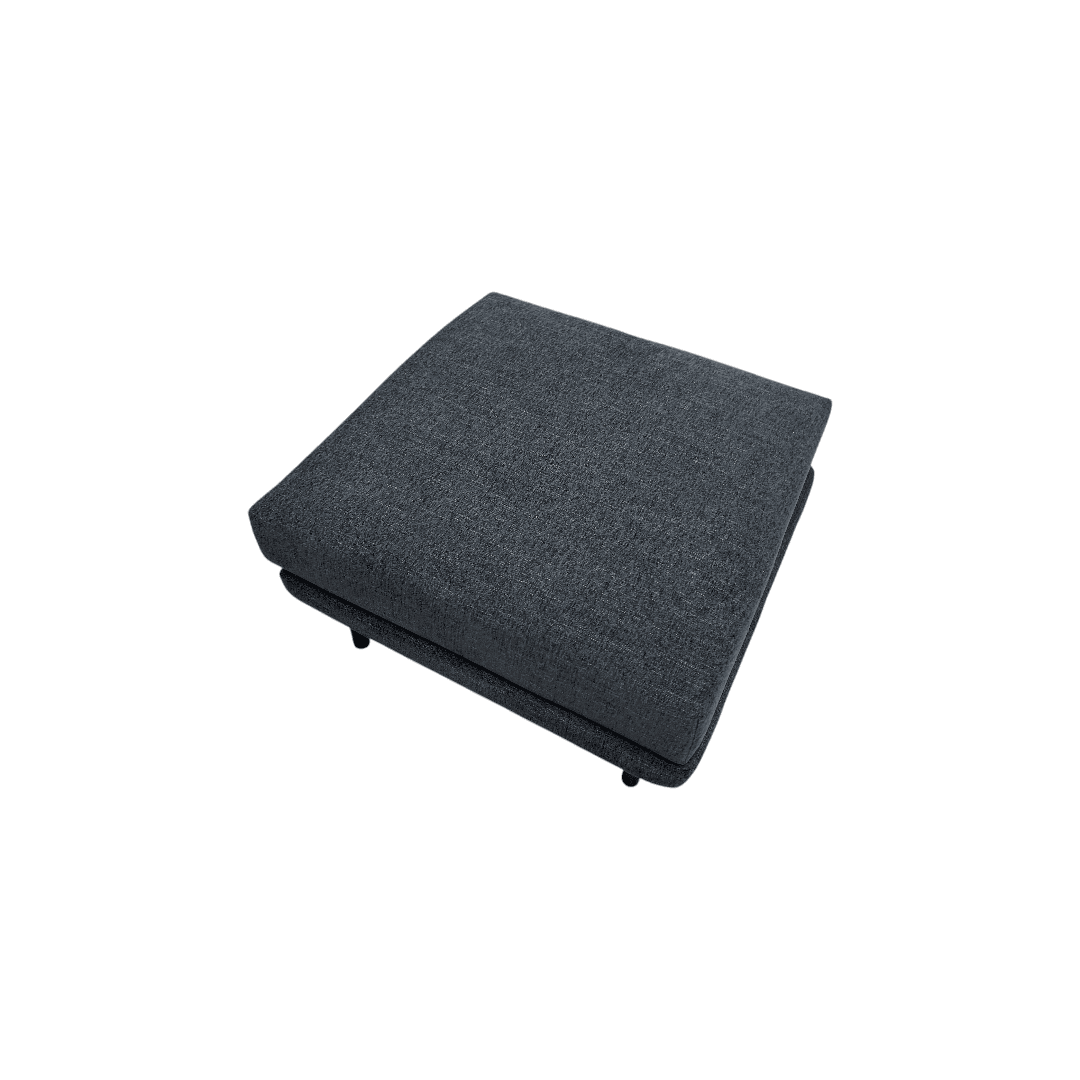 Burrow Range Ottoman - Heather Charcoal - Thumbnail 4