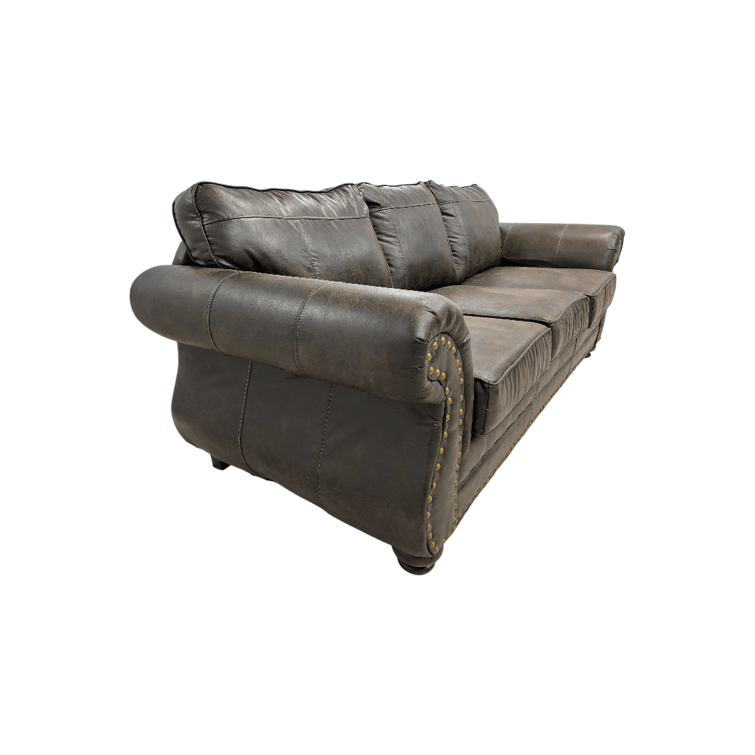 Canora Grey Macalla Faux Leather Sofa - Thumbnail 6