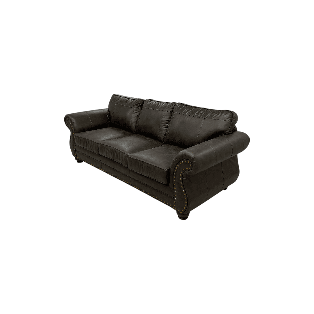 Canora Grey Macalla Faux Leather Sofa - Thumbnail 5