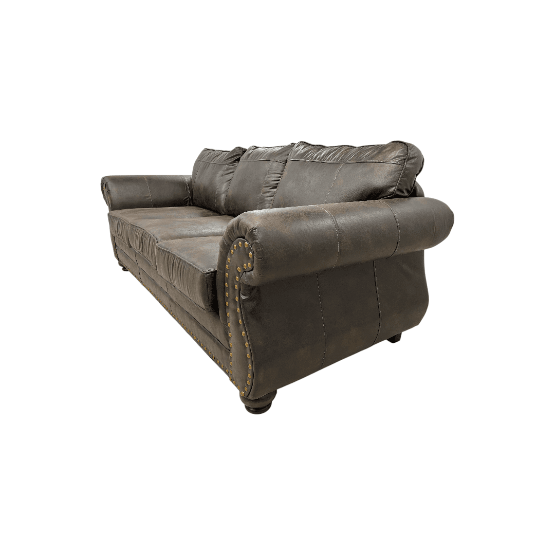 Canora Grey Macalla Faux Leather Sofa - Thumbnail 7