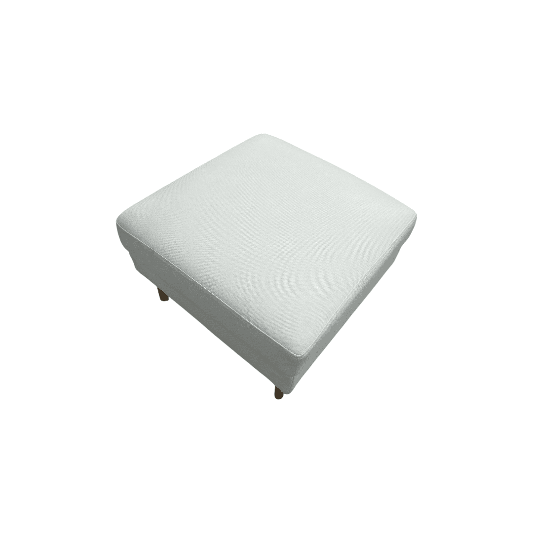 Burrow Nomad Ottoman - Cloud with Walnut Finish Leg - Thumbnail 6