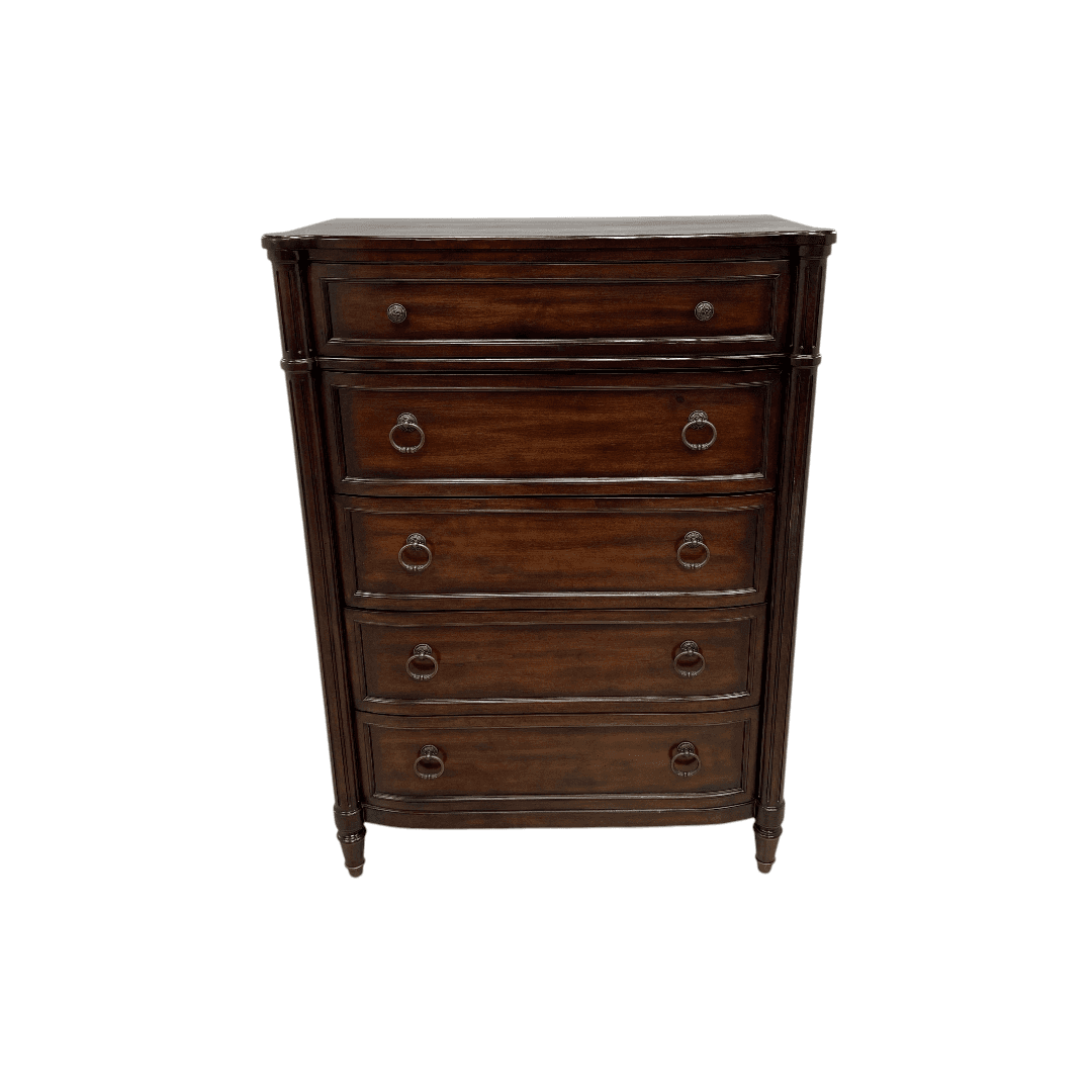 Hooker Furniture Charleston 5-Drawer Cherry Wood Accent Chest Maraschino Cherry - Thumbnail 2