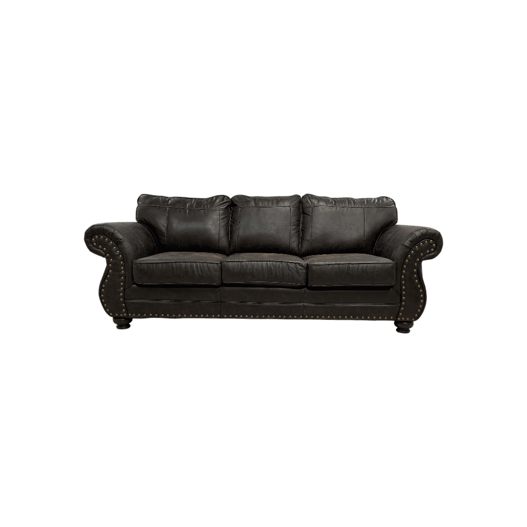 Canora Grey Macalla Faux Leather Sofa - Thumbnail 2