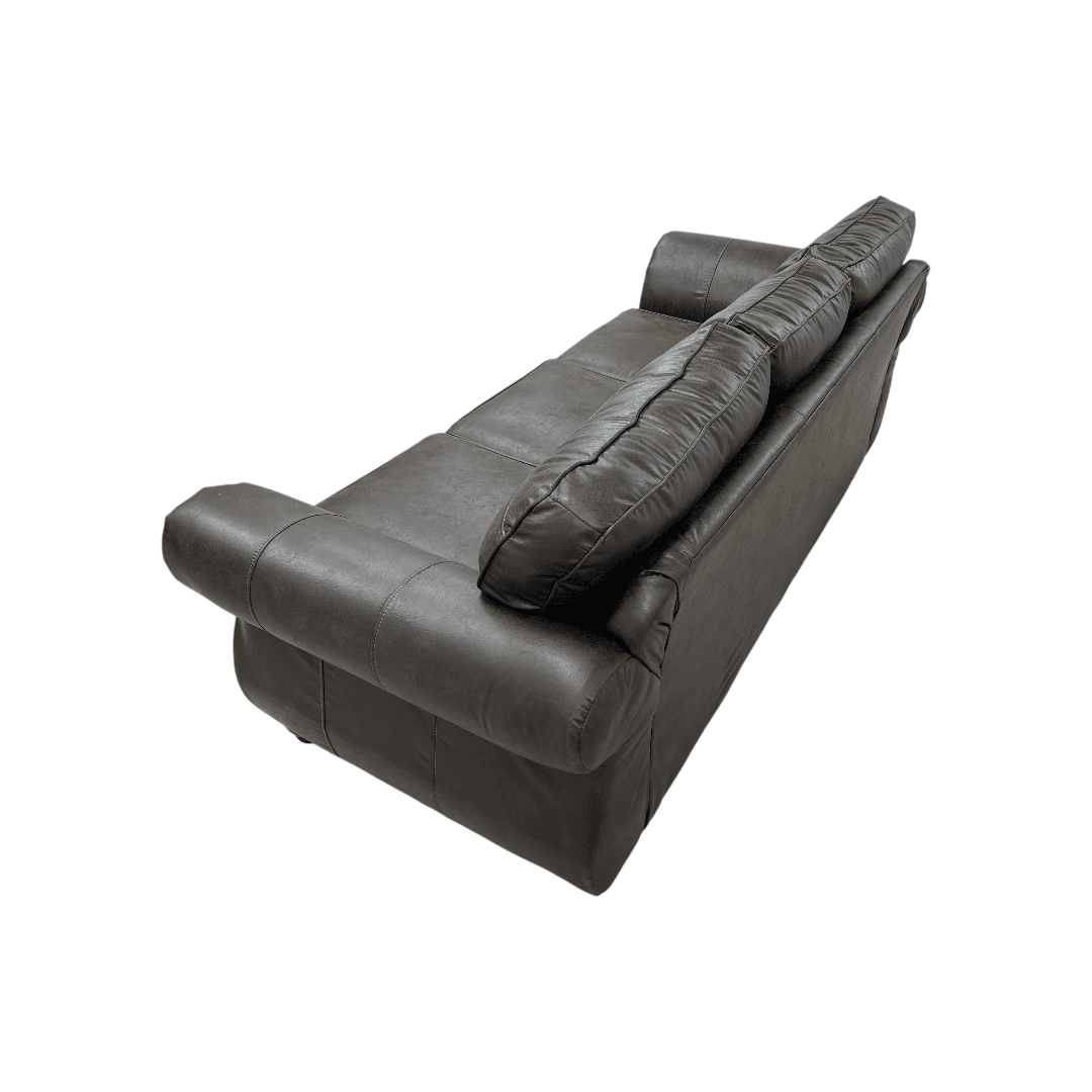 Canora Grey Macalla Faux Leather Sofa - Thumbnail 11