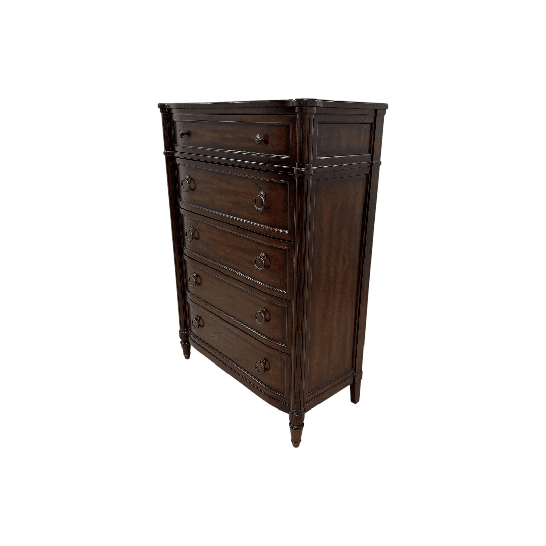 Hooker Furniture Charleston 5-Drawer Cherry Wood Accent Chest Maraschino Cherry - Thumbnail 3
