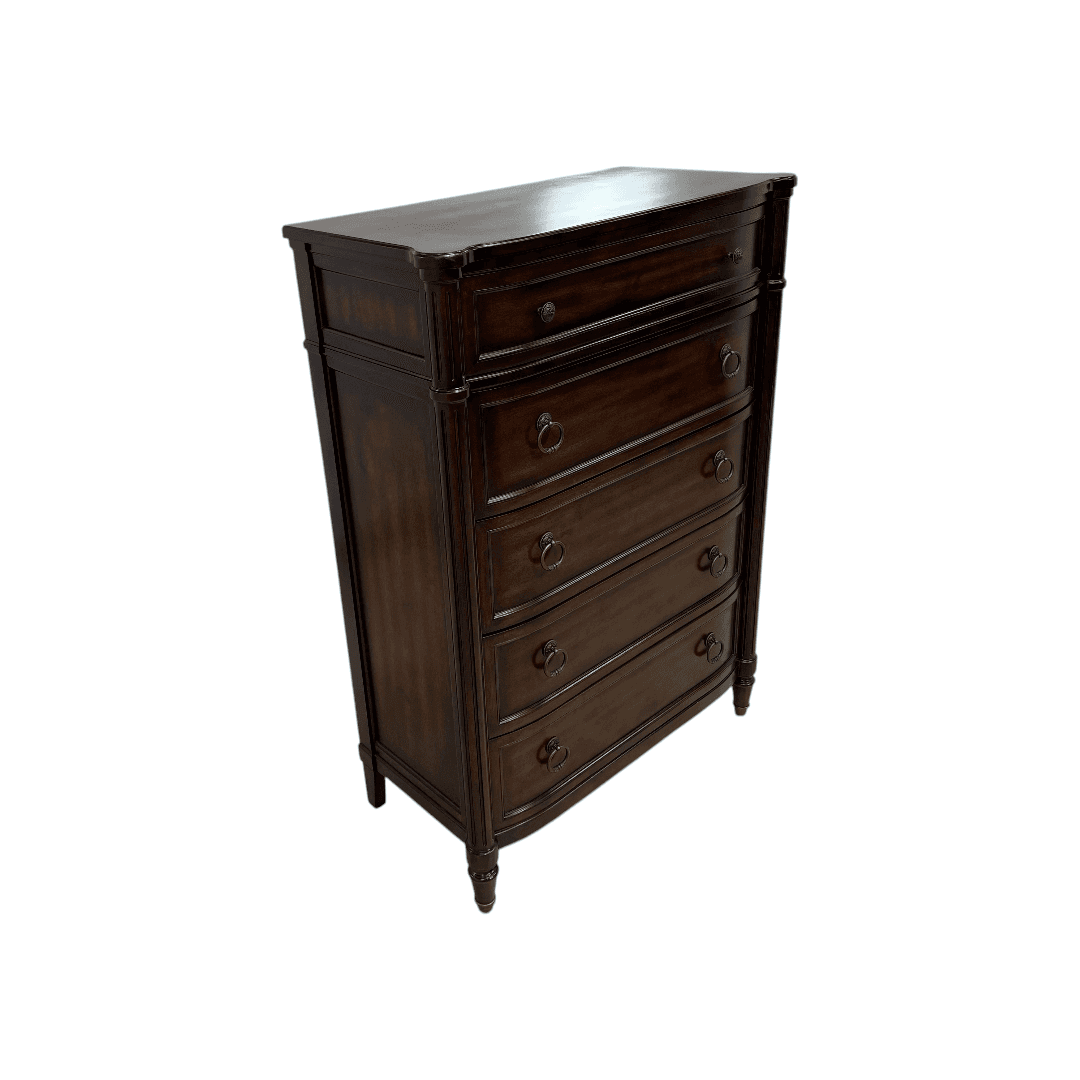 Hooker Furniture Charleston 5-Drawer Cherry Wood Accent Chest Maraschino Cherry - Thumbnail 10