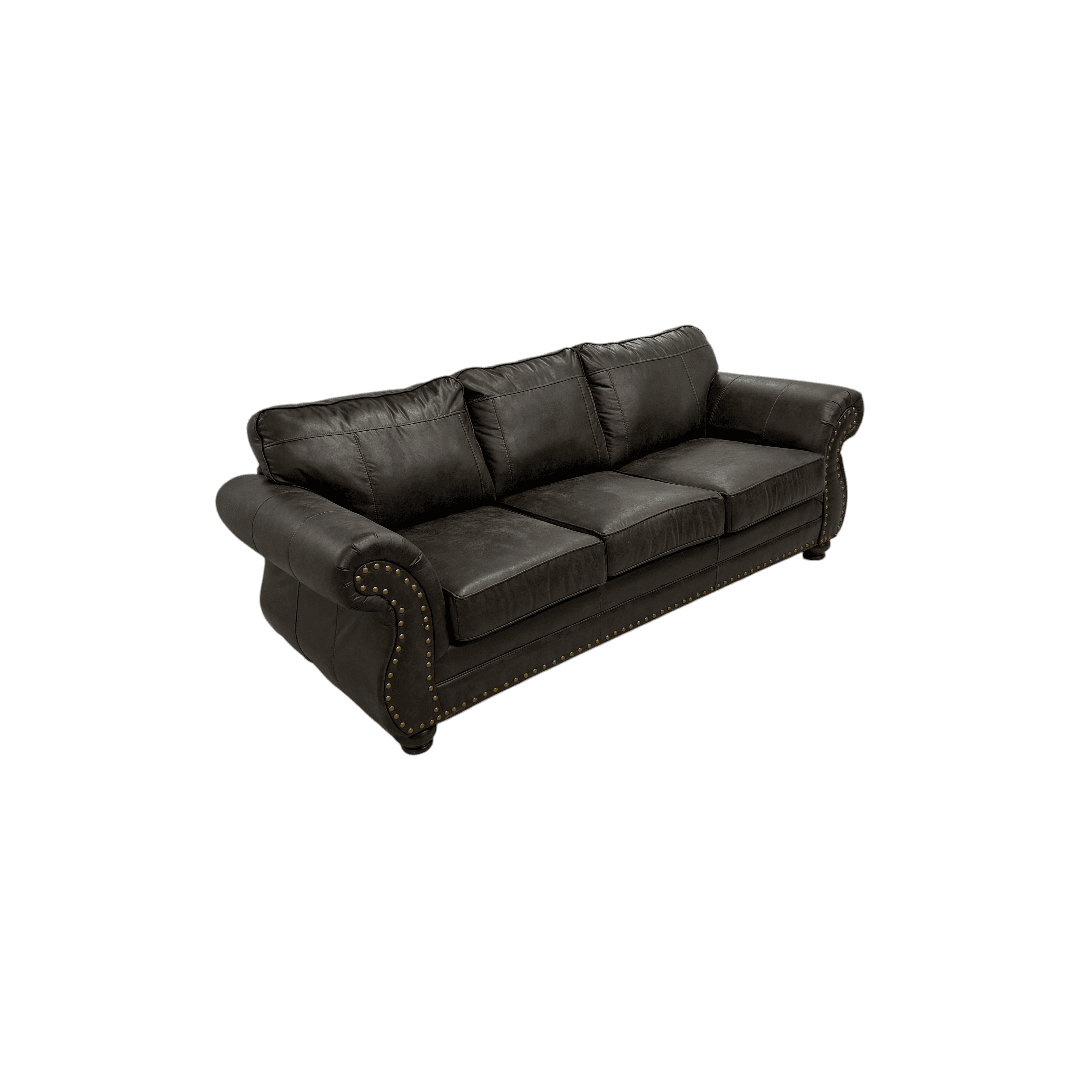 Canora Grey Macalla Faux Leather Sofa - Thumbnail 4