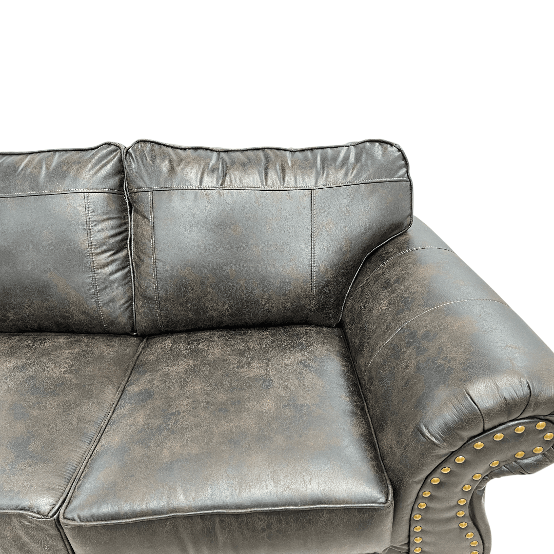 Canora Grey Macalla Faux Leather Sofa - Thumbnail 12