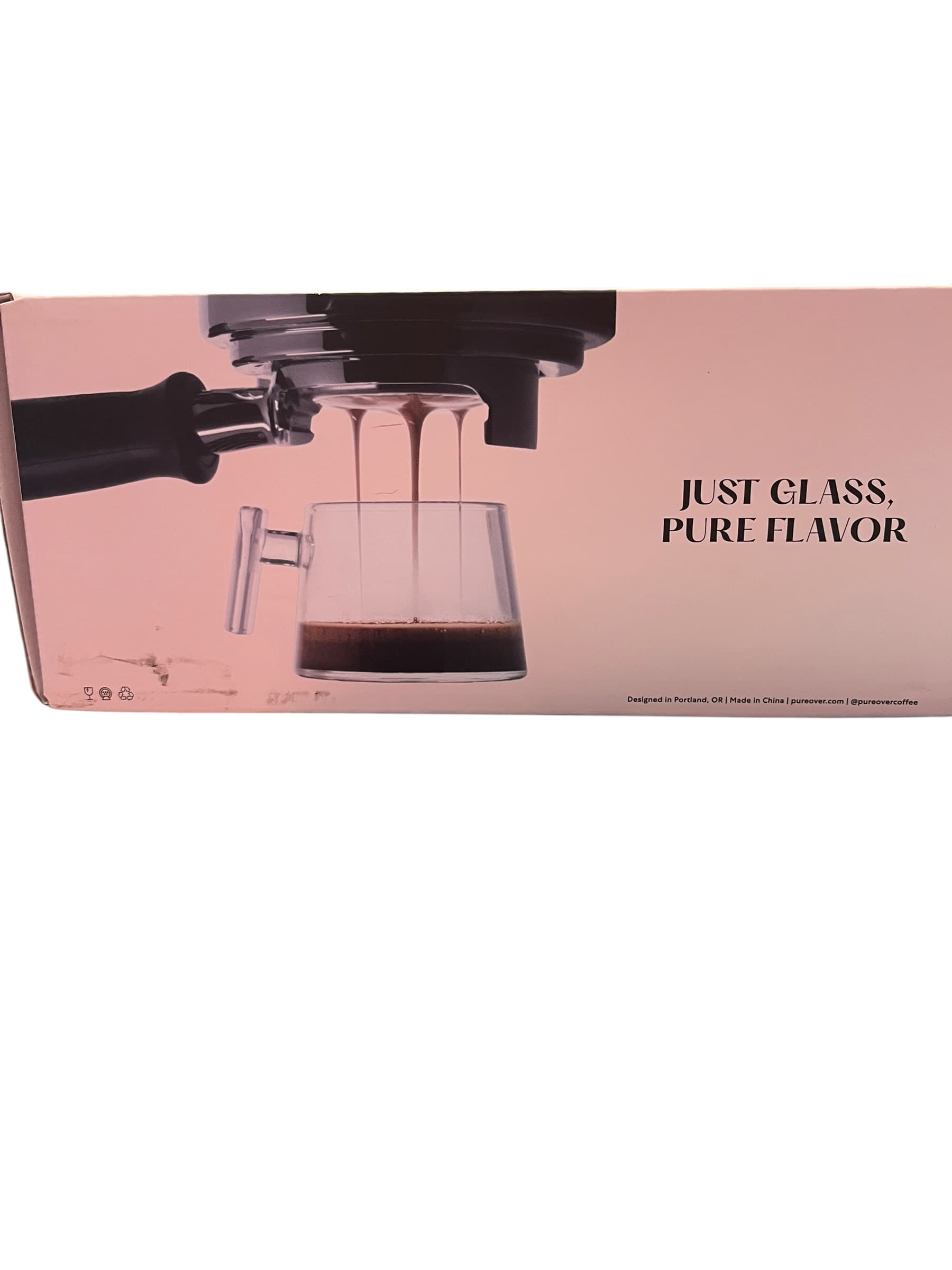 Pure Over Espresso Artisan Design Glassware Kit Cup Set - Thumbnail 6