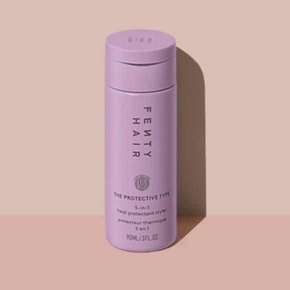 Fenty Beauty The Protective Type Frizz-Smoothing Heat Protectant Styling Cream - Thumbnail 14
