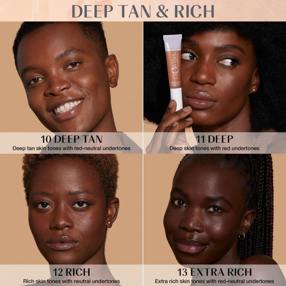 GloWish Bright Light Hydrating Sheer Vegan Concealer In Shade 11 DEEP - Thumbnail 4