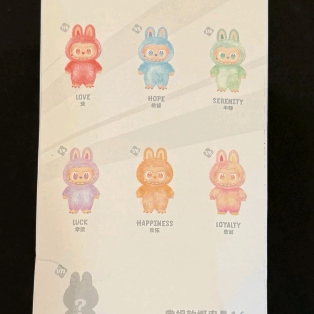 CONFIRMED POPMART LABUBU FROM BIG INTO ENERGY SERIES PLUSH PENDANT SERENITY - Thumbnail 4