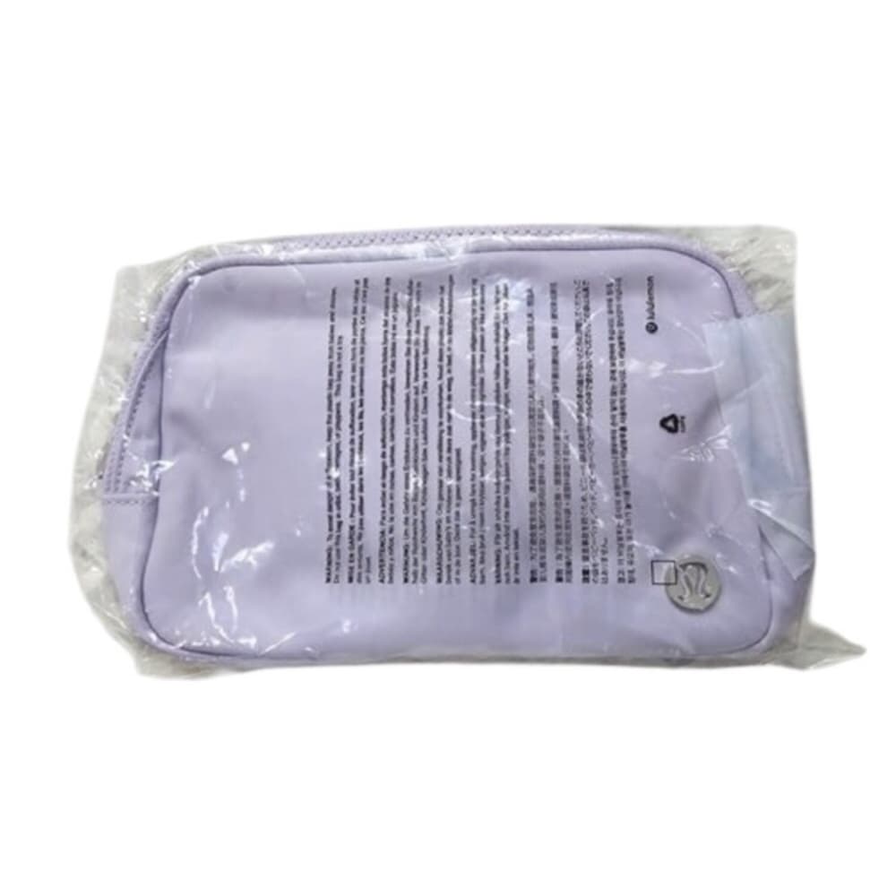 Lululemon Everywhere Belt Bag 1L WordMark In HTF Lilac Ether/White Opal/White - Thumbnail 11
