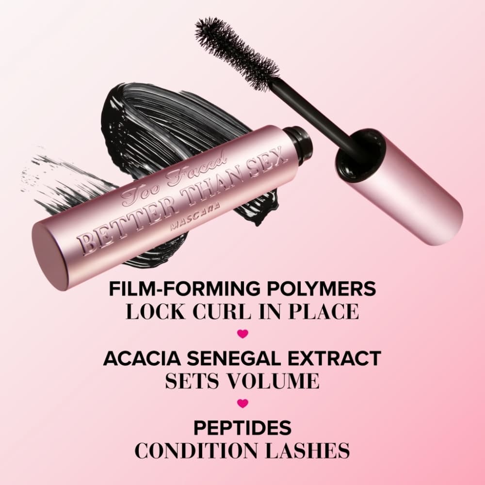 🎉HOST PICK‼️Too Faced Better Than Sex Volumizing Black Mascara - Thumbnail 4
