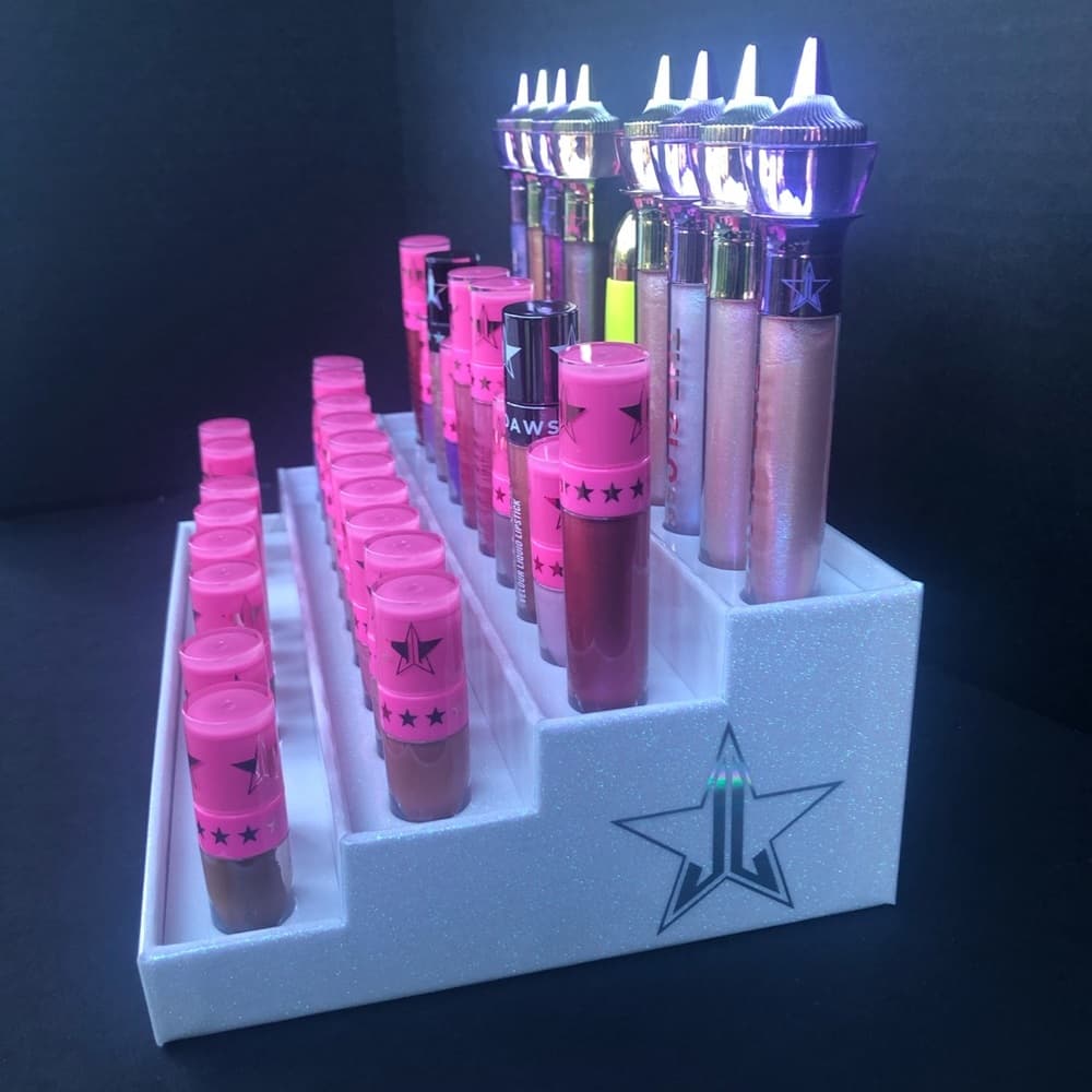 Jeffree Star White Glitter VLL Makeup Display - Thumbnail 3