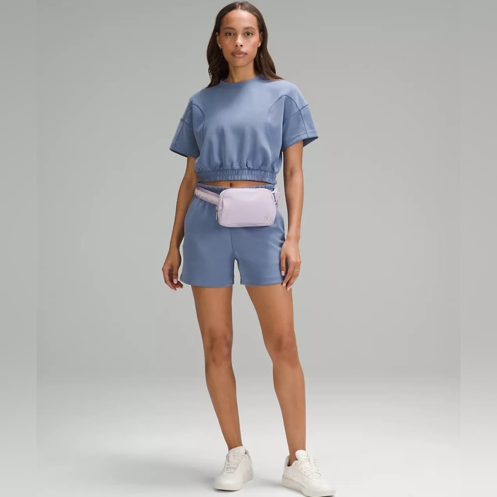 Lululemon Everywhere Belt Bag 1L WordMark In HTF Lilac Ether/White Opal/White - Thumbnail 4