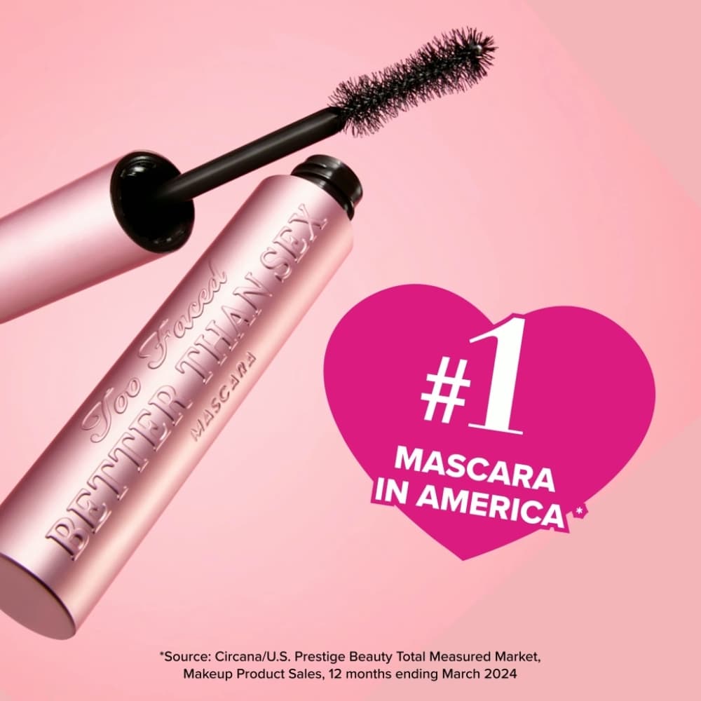 🎉HOST PICK‼️Too Faced Better Than Sex Volumizing Black Mascara - Thumbnail 3