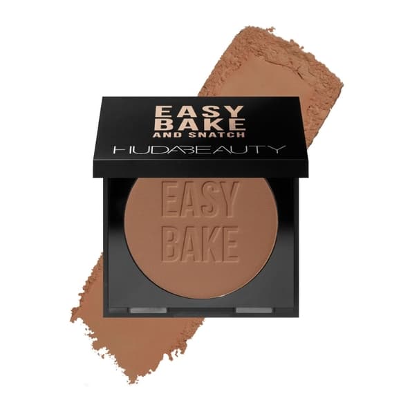 HUDA BEAUTY Easy Bake+Snatch Pressed Talc-Free Brightening+Setting Powder COFFEE - Thumbnail 2