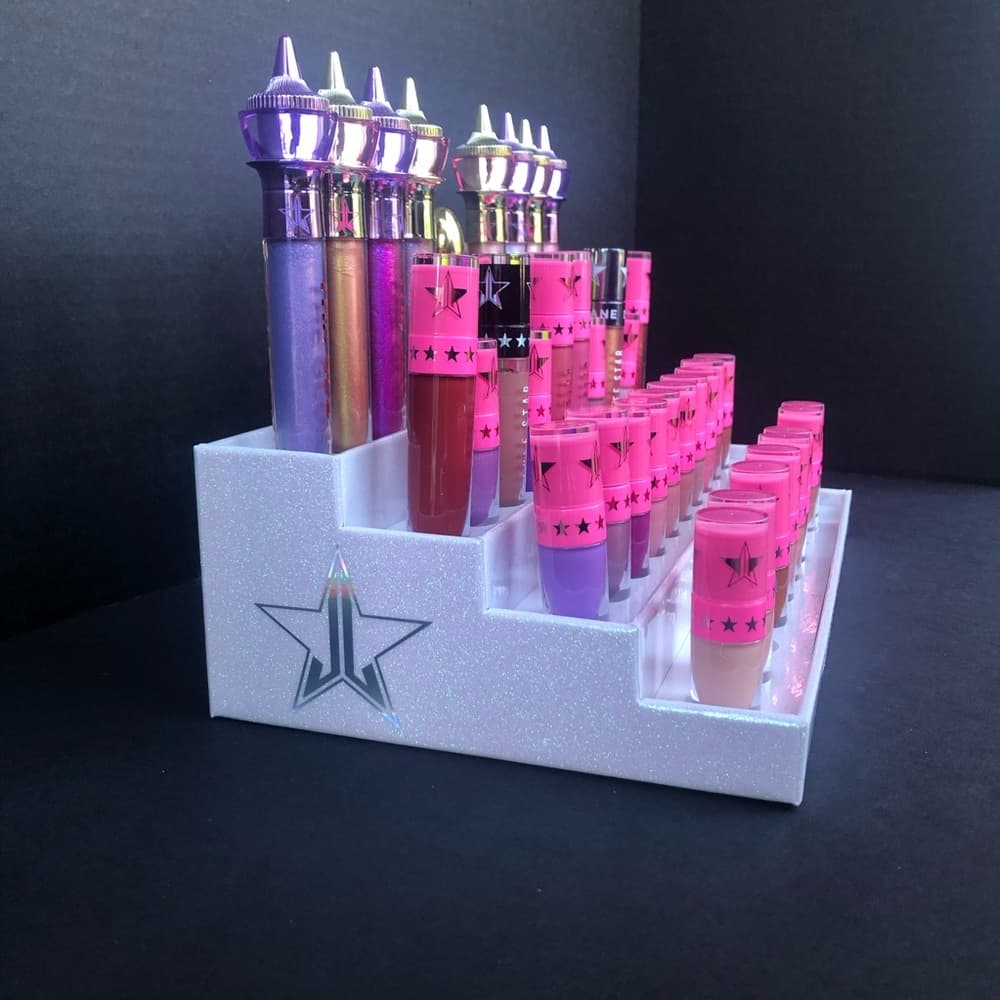Jeffree Star White Glitter VLL Makeup Display - Thumbnail 7