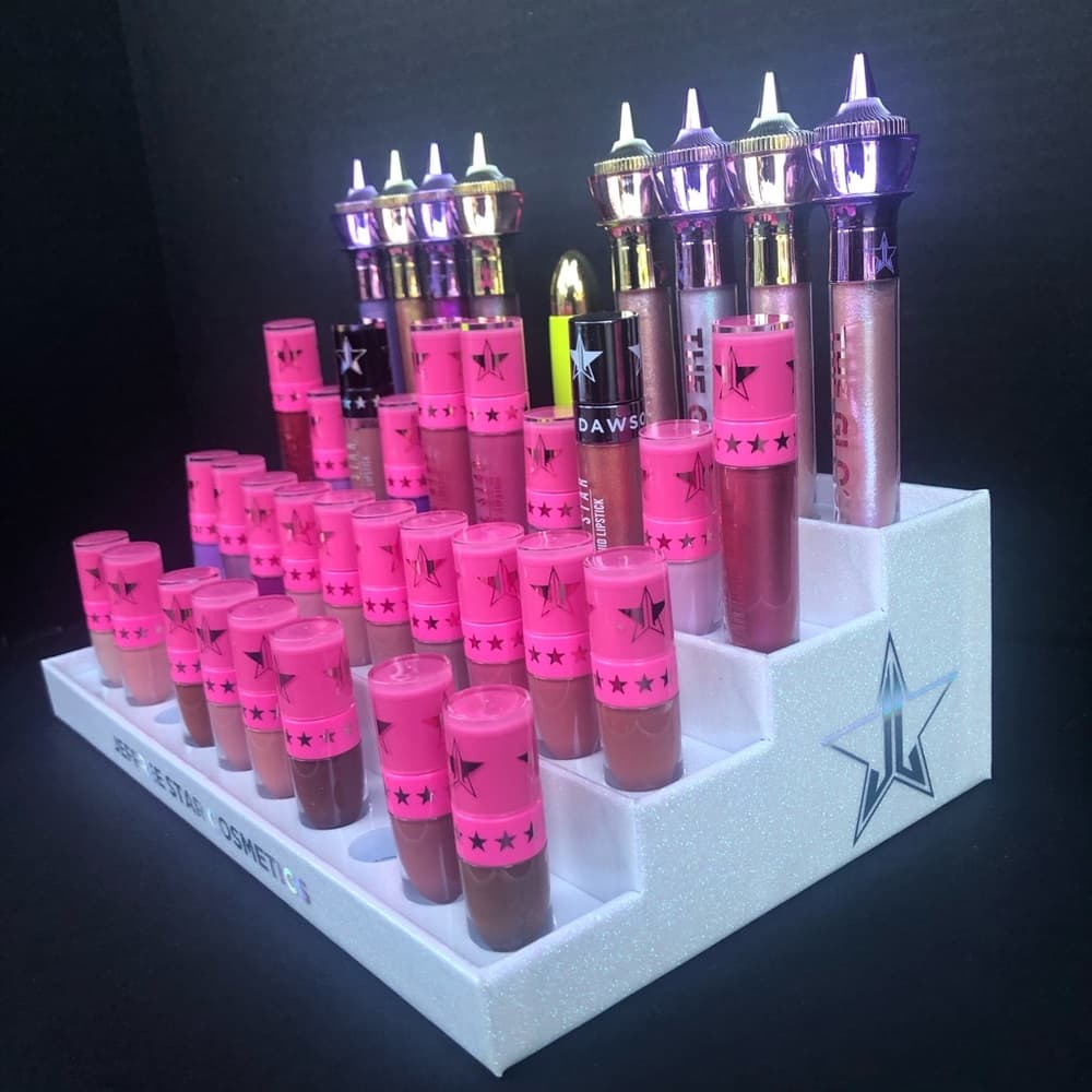 Jeffree Star White Glitter VLL Makeup Display - Thumbnail 2