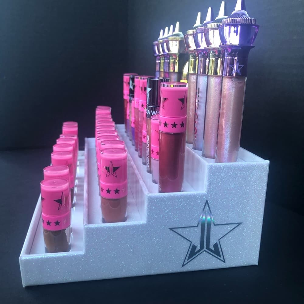 Jeffree Star White Glitter VLL Makeup Display - Thumbnail 4