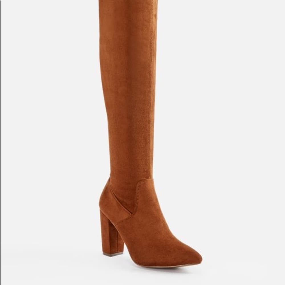 Mariam Over-The-Knee Boot in Cognac by JUSTFAB - Thumbnail 5