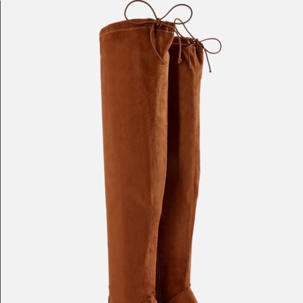Mariam Over-The-Knee Boot in Cognac by JUSTFAB - Thumbnail 4