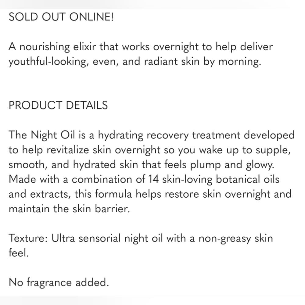 SKKN Night Oil Restoring Treatment Full Size ☞ﾟ☞NEWLY DISCONTINUED! - Thumbnail 7