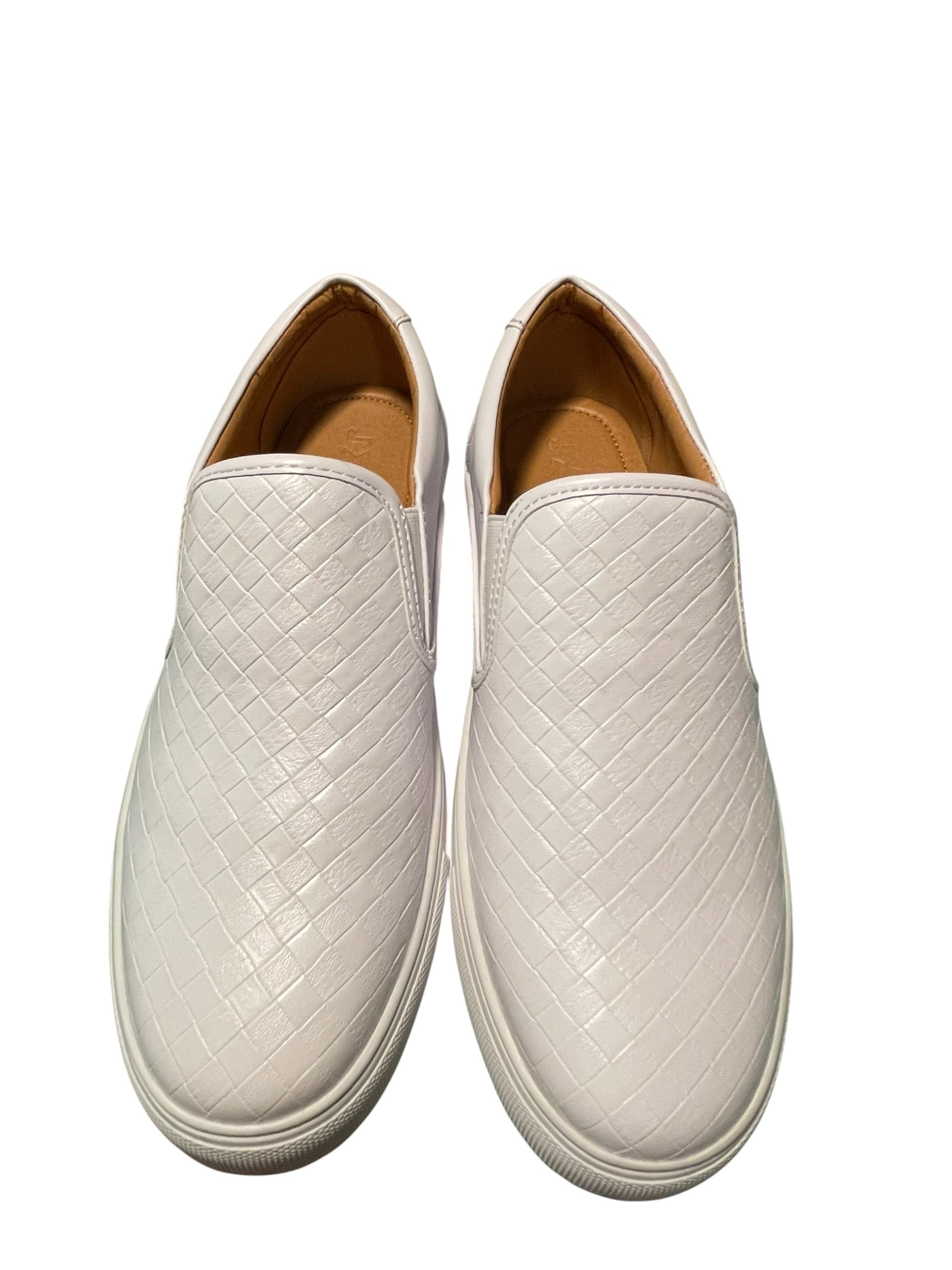 JXSN Men’s White Casual Loafers/Shoes - Thumbnail 2