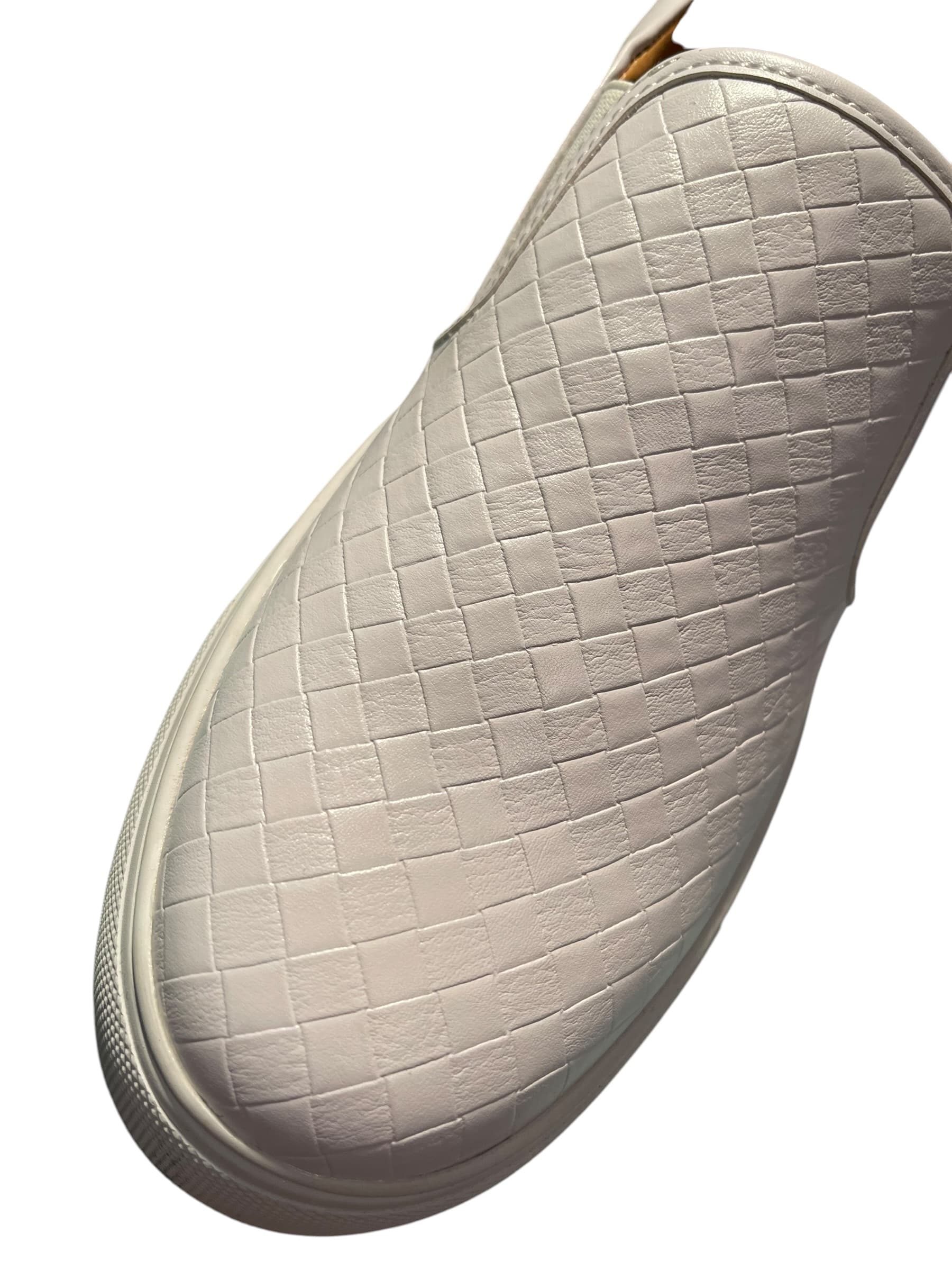 JXSN Men’s White Casual Loafers/Shoes - Thumbnail 3
