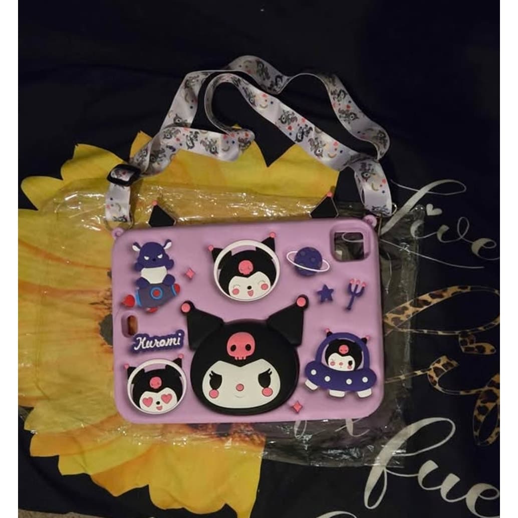 I pad air 11 kuromi carrying case with strap - Thumbnail 3