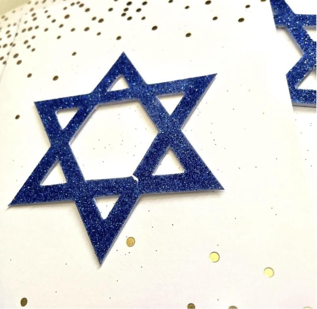 C.R. Gibson Happy Hanukkah Glitter & Metallic Gold 15-Cards & Envelopes - Thumbnail 10