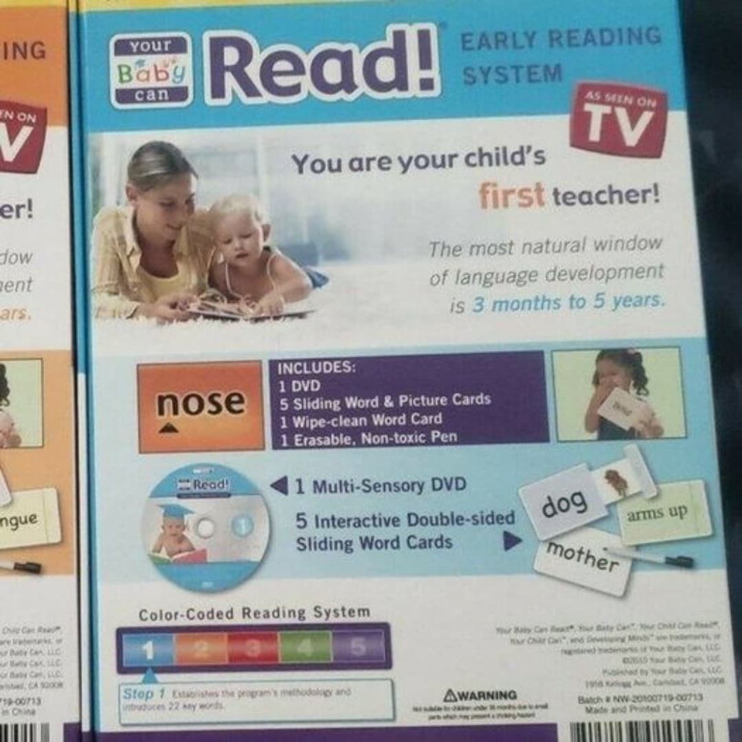 Your Baby Can Read Early Reading System Volume 1 - Thumbnail 4