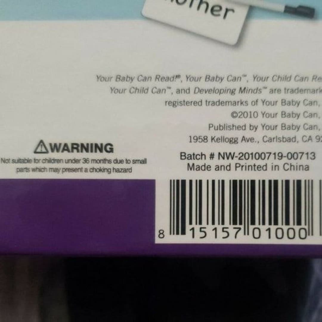Your Baby Can Read Early Reading System Volume 1 - Thumbnail 2