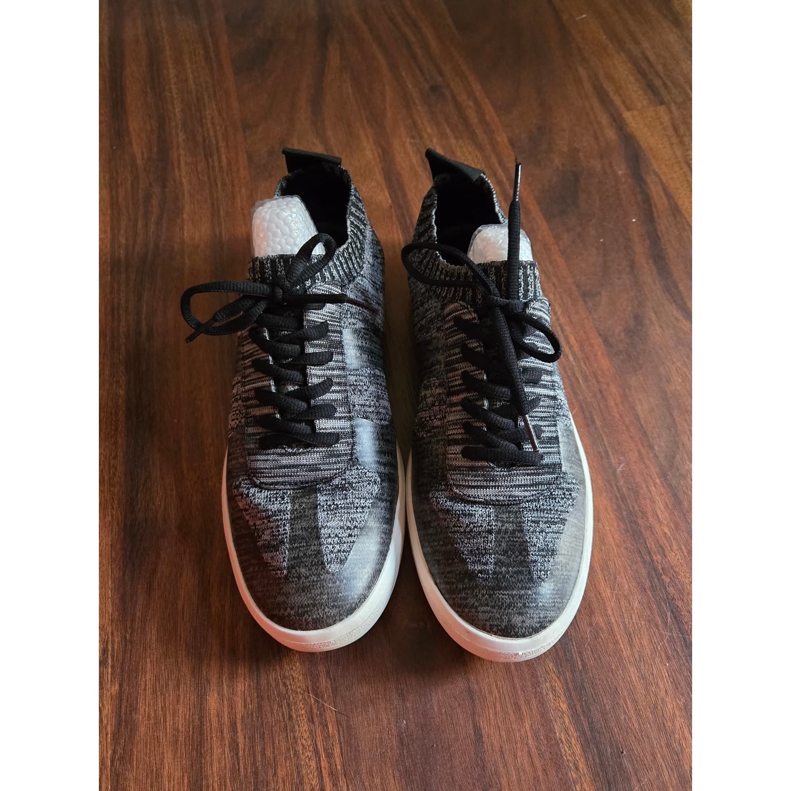 Madden Girl Knit Sneakers - Black & Gray - Size 8.5