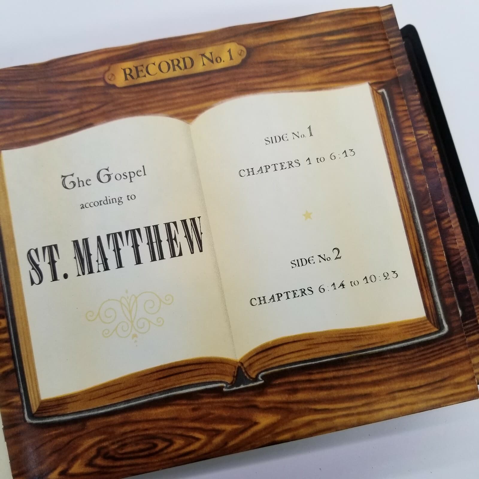 Holy Bible KJV Complete New Testament 26 16 RPM Phonograph Records Audio - Thumbnail 2