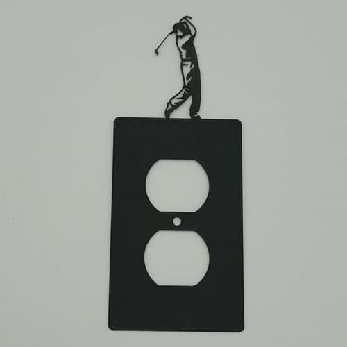 Golf Golfer Golfing Swing Men Outlet Covers Switch Plates Toggle Sport Design - Thumbnail 3