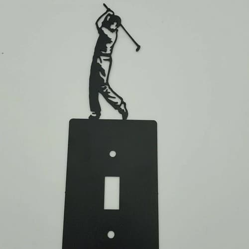 Golf Golfer Golfing Swing Men Outlet Covers Switch Plates Toggle Sport Design - Thumbnail 10