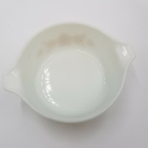 Vtg Pyrex Yellow Butterscotch1 1/2 Pint Casserole Bowl Town and Country 472 - Thumbnail 3