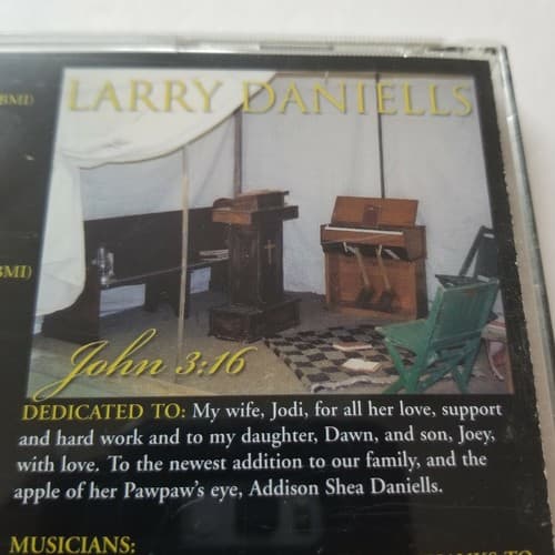Larry Daniells John 3:16 Audio CD 2005 I'll Fly Away Great Speckled Bird - Thumbnail 7