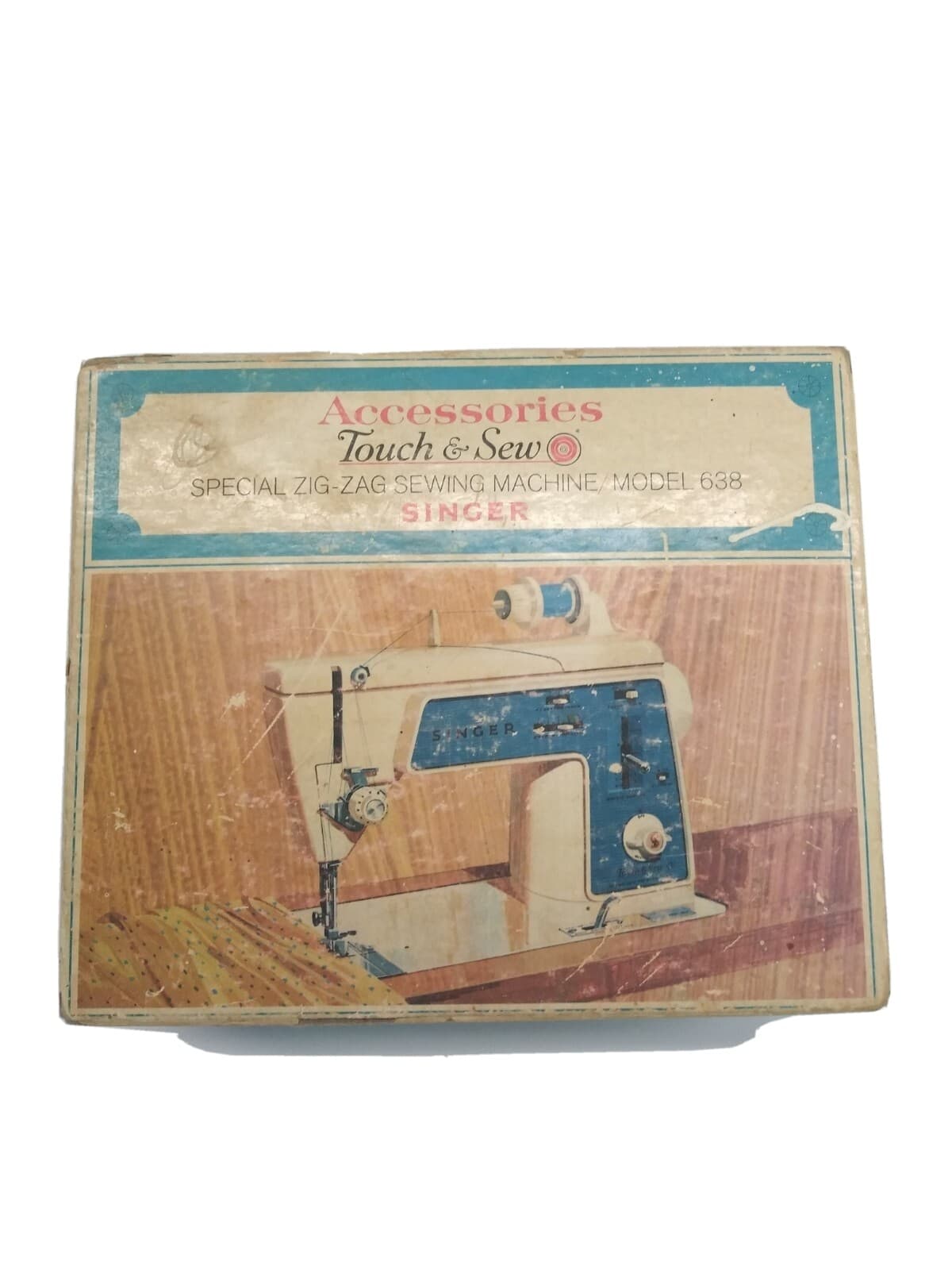 Touch And Sew Accessories Singer Zig Zag Sewing Machine Model 638 Used